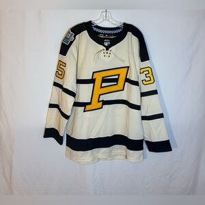 Adidas Pittsburgh Penguins #35 Jarry Winter Classic Hockey Jersey Sz 44